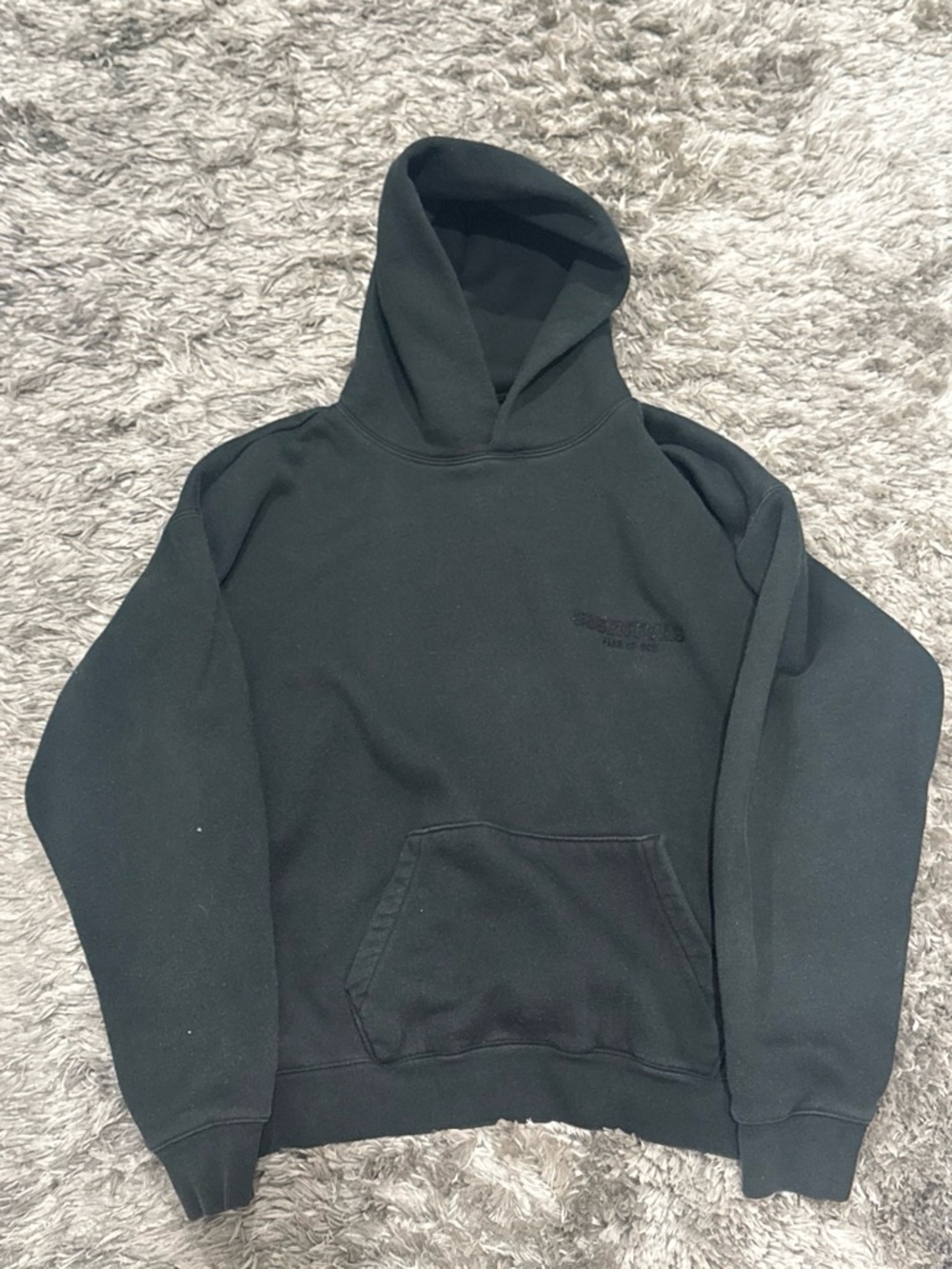 Men’s Black Essentials Hoodie - Size medium